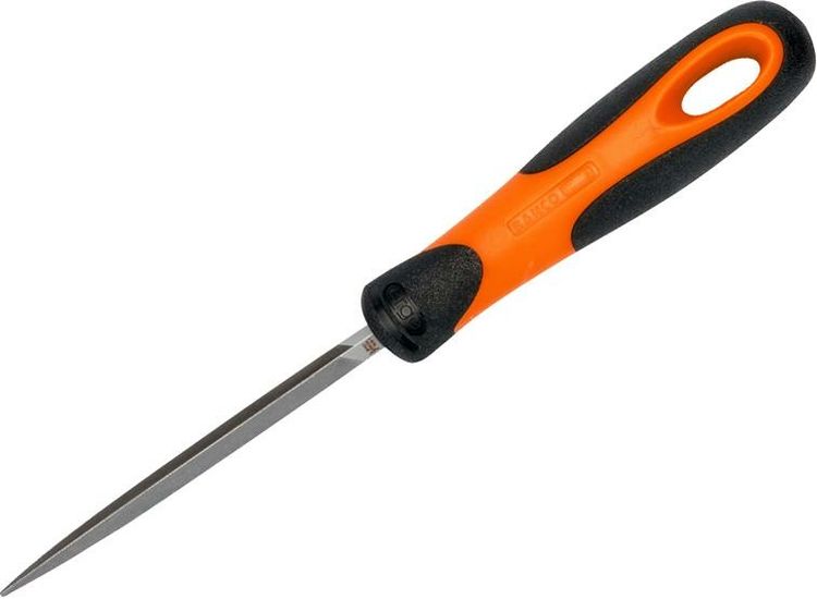 Bahco ERGO™ Three-Square File, Handled