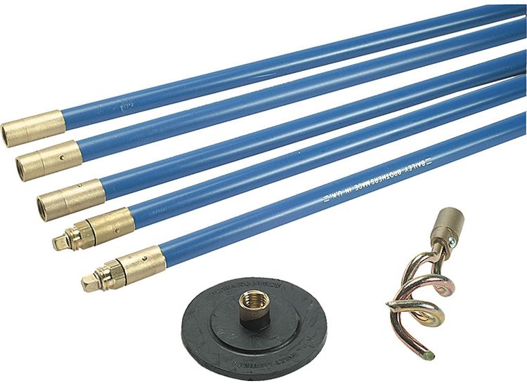 Bailey 1323 Lockfast 3/4in Drain Rod Set 2 Tools