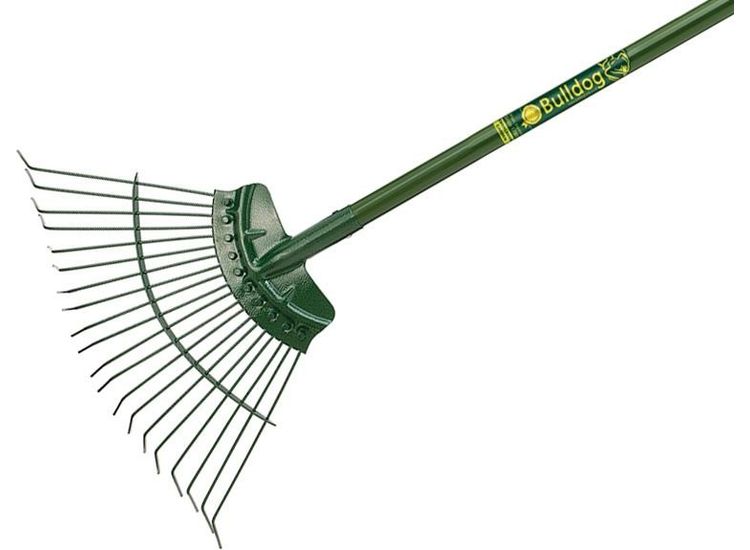 Bulldog Evergreen Lawn Rake 48in Aluminium Shaft