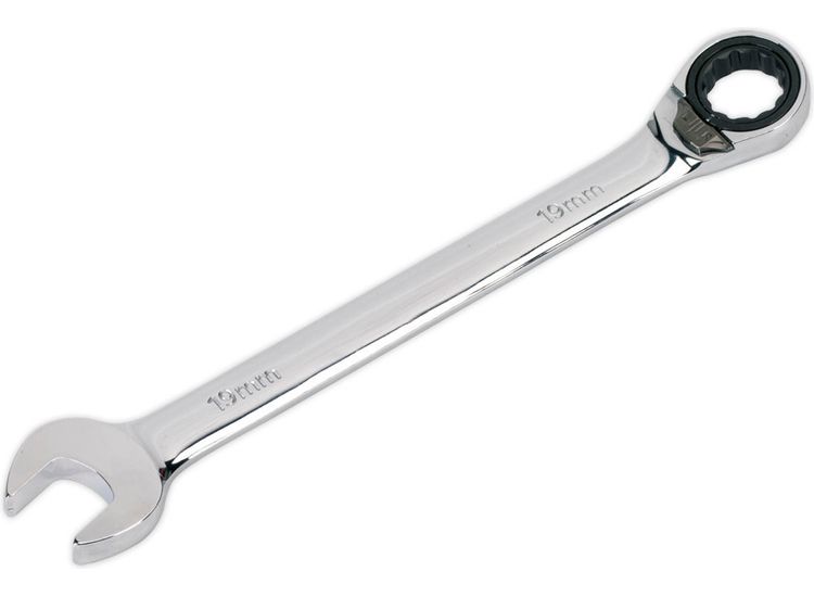 Sealey RRCW19 Reversible Ratchet Combination Spanner 19mm