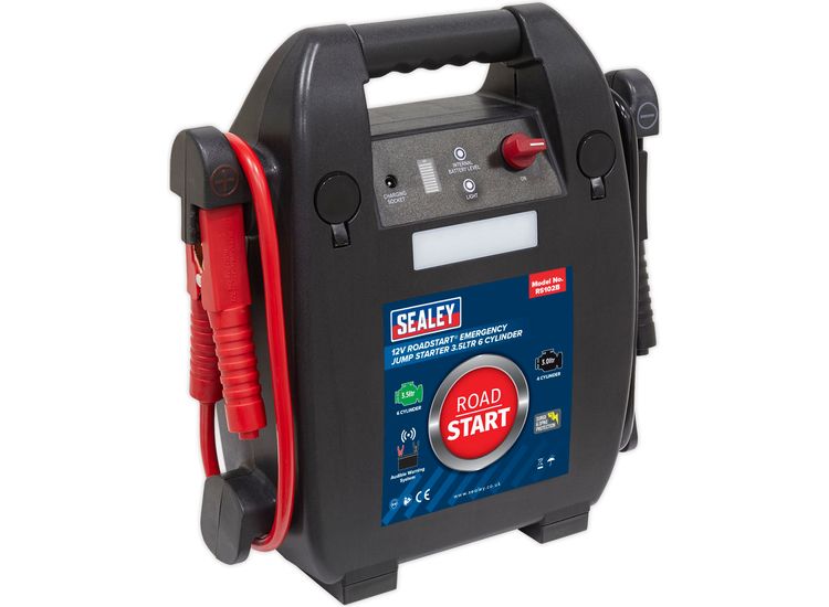 Sealey RS102B RoadStart&amp;reg; Emergency Jump Starter 12V 3.5ltr 6 Cylinder