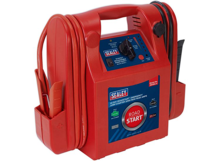 Sealey RS105 RoadStart&amp;reg; Emergency Jump Starter 12/24V 3200/1600 Peak Amps