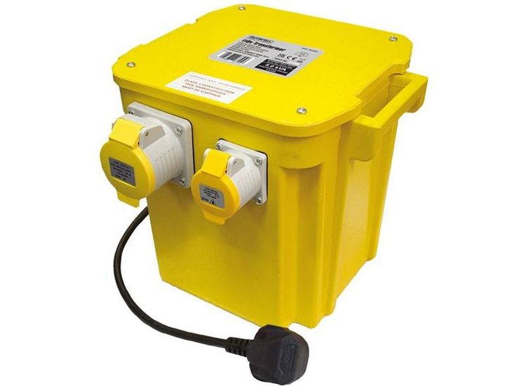 Faithfull Power Plus Transformer 5kVA Triple Outlet