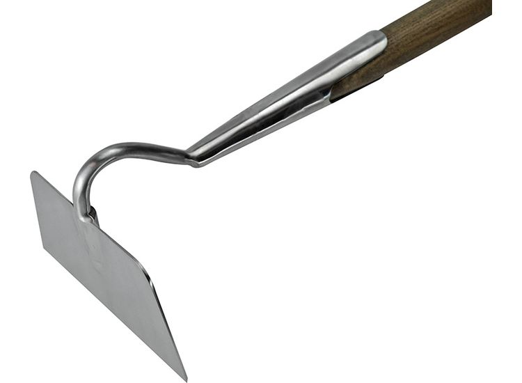 Faithfull Prestige Stainless Steel Draw Hoe Ash Handle