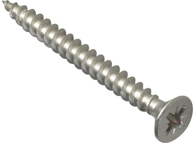ForgeFix Multi-Purpose Screws, Pozi, CSK, Stainless Steel