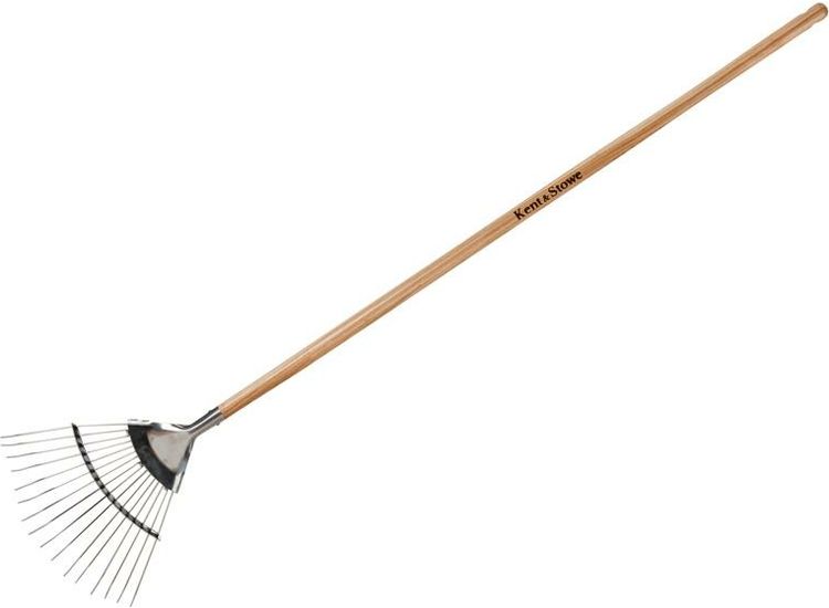 Kent &amp; Stowe Stainless Steel Garden Life Lawn Rake, FSC®