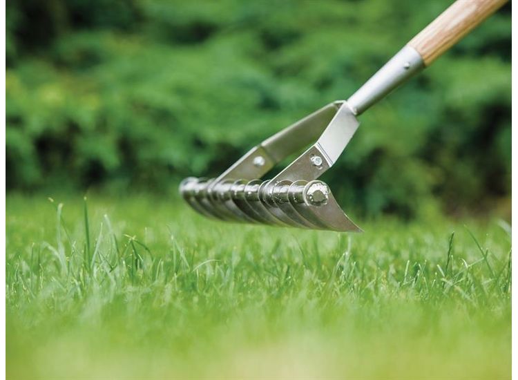Kent &amp; Stowe Stainless Steel Long Handled Scarifying Rake, FSC®