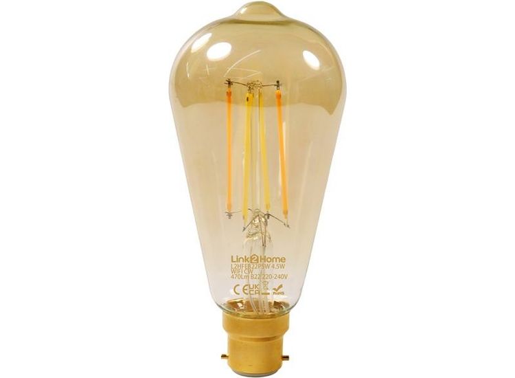 Link2Home Wi-Fi LED Filament Dimmable Bulbs