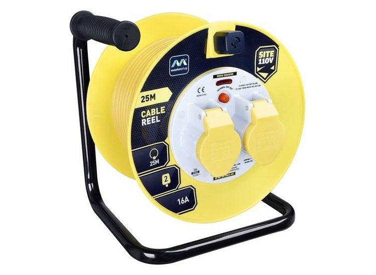 Masterplug Cable Reel 110V 16A Thermal Cut-Out
