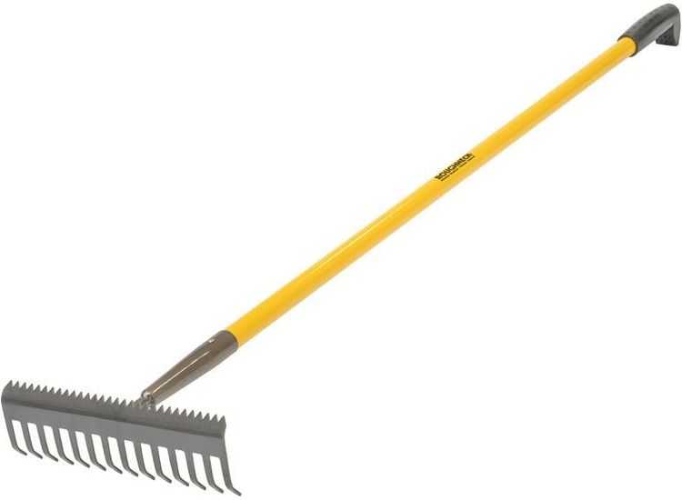 Roughneck Sharp-Edge Soil Rake