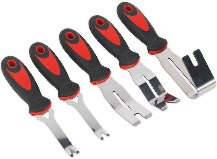 Sealey RT006 Door Panel &amp; Trim Clip Removal Tool Set 5pc
