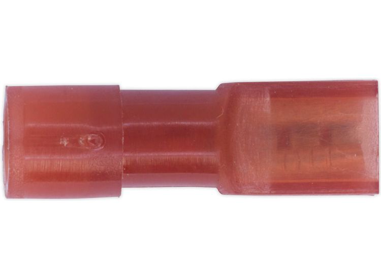 Sealey RT28 Fully Insulated Terminal 2.8mm Female Red Pack of 100