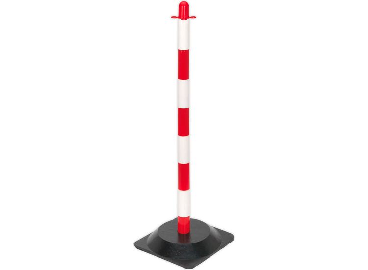 Sealey RWPB01 Red/White Post with Base