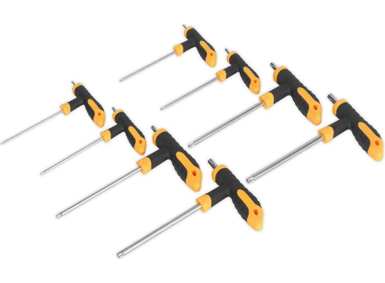 Sealey S01070 T-Handle TRX-Star Key Set 8pc
