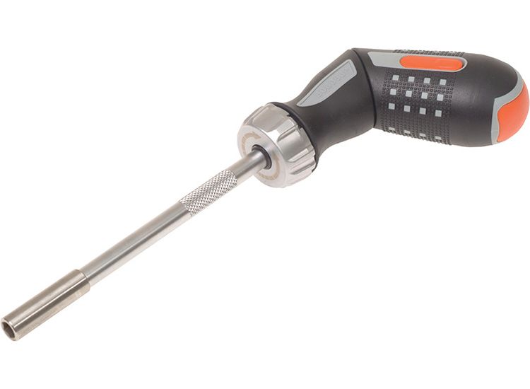 Bahco 808050P Pistol Ratchet Screwdriver &amp; 6 Bits