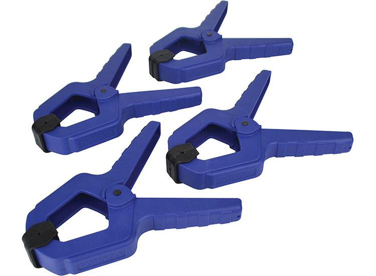 Faithfull Spring Clamps (Pack 4)