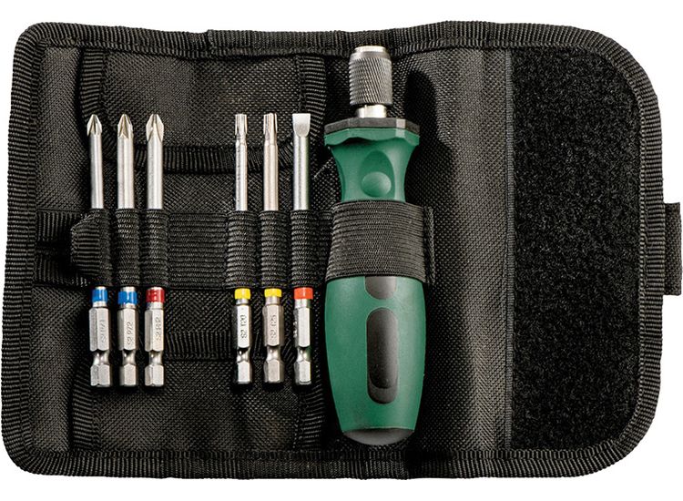 Metabo Bit Roll-Up Case Set, 7 Piece