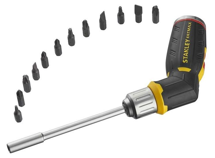 STANLEY® FatMax® Pistol Grip Ratchet 12 Bits