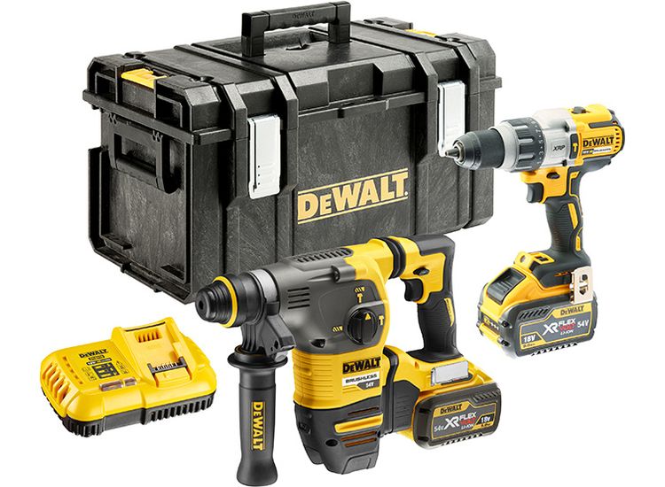 DEWALT DCK2033X2 XR FlexVolt Twin Pack 18/54V 2 x 9.0/3.0Ah Li-ion