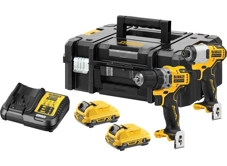 DEWALT DCK2110L2 XR Brushless Sub-Compact Twin Pack 12V 2 x 3.0Ah Li-ion