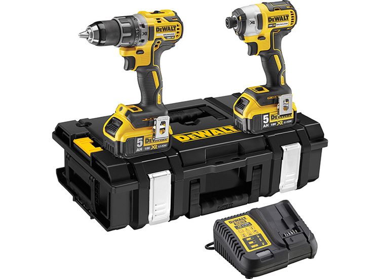 DEWALT DCK266P2 XR Brushless Twin Pack 18V 2 x 5.0Ah Li-ion