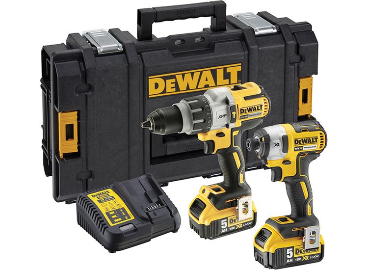 DEWALT DCK276P2 Brushless Twin Pack 18V 2 x 5.0Ah Li-ion