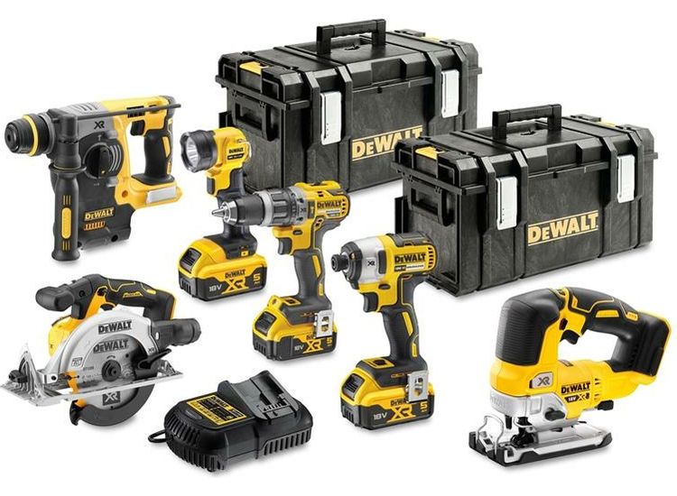 DEWALT DCK690P3T XR Brushless 6 Piece Kit 18V 3 x 5.0Ah Li-ion