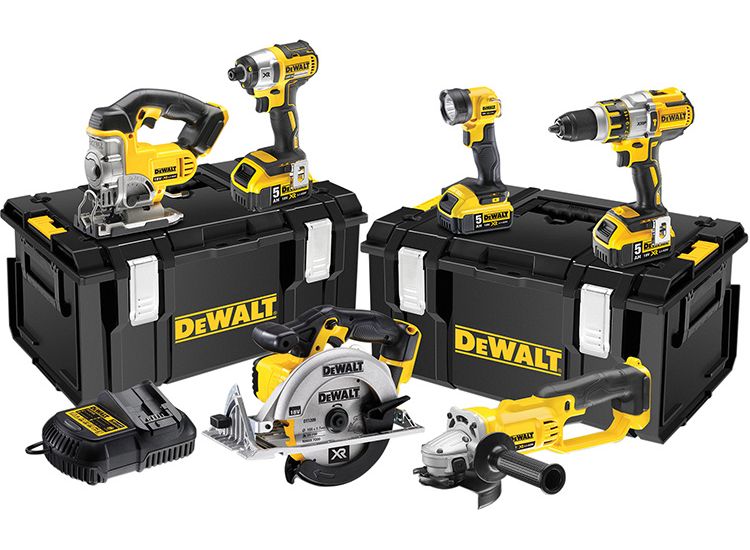DEWALT DCK694P3 Brushless 3 Speed 6 Piece Kit 18V 3 x 5.0Ah Li-ion