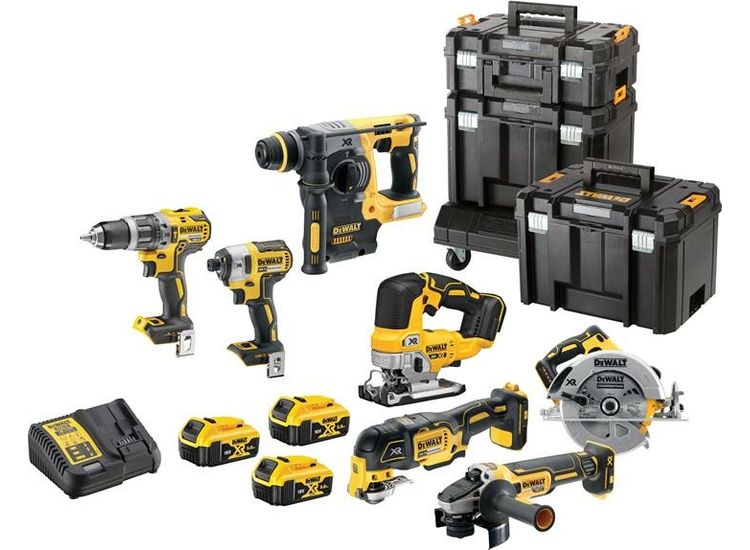DEWALT DCK755P3T XR Brushless 7 Piece Kit 18V 3 x 5.0Ah Li-ion