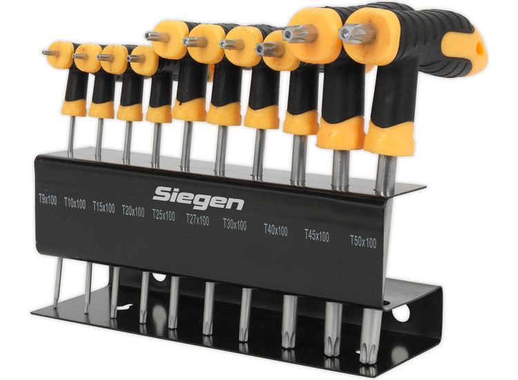 Sealey S01151 TRX-Star* Key Set 10pc T-Handle