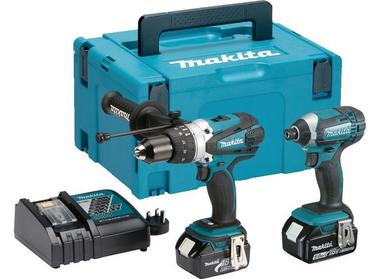 Makita DLX2145TJ LXT Twin Pack 18V 2 x 5.0Ah Li-Ion