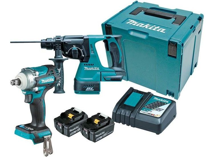 Makita DLX2372TJ Twin Pack 18V 2 x 5.0Ah Li-ion