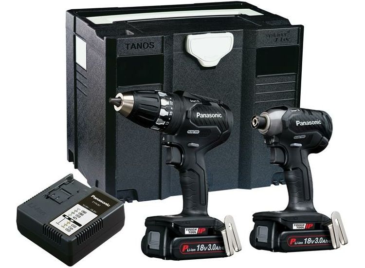 Panasonic EYC231PN Twin Pack 18V 2 x 3.0Ah Li-ion