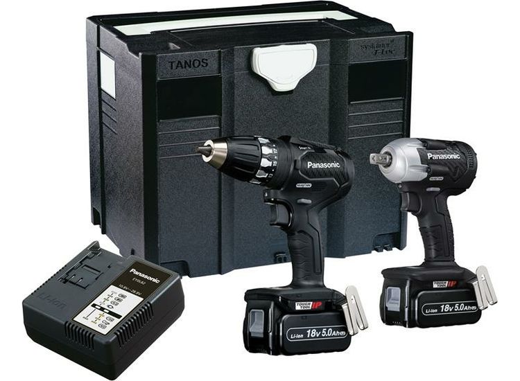 Panasonic EYC232LJ Twin Pack 18V 2 x 5.0Ah Li-ion