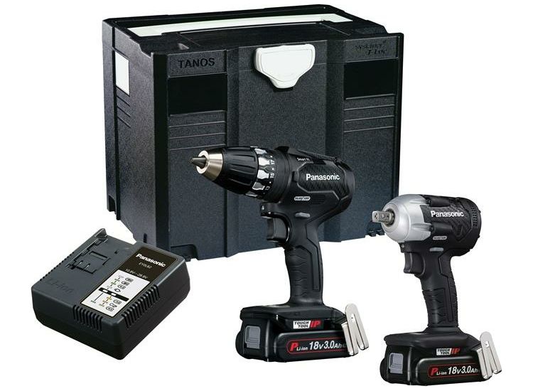 Panasonic EYC232PN Twin Pack 18V 2 x 3.0Ah Li-ion