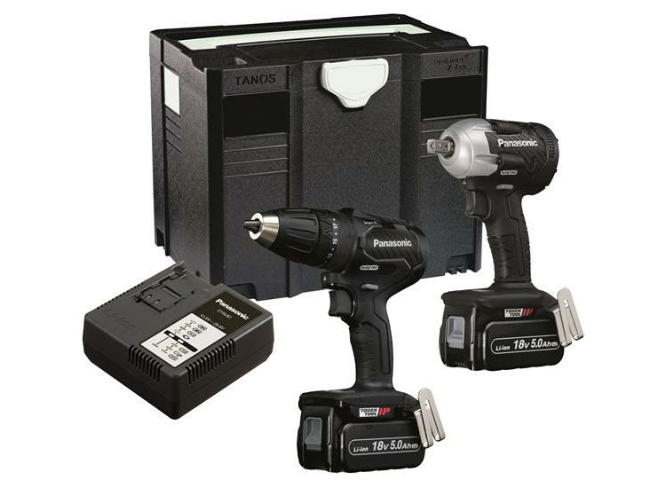 Panasonic EYC242LJ2G31 Twin Pack 18V 2 x 5.0Ah Li-ion