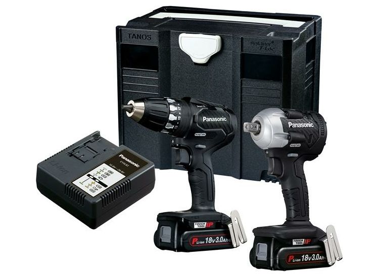 Panasonic EYC242PN2G31 Twin Pack 18V 2 x 3.0Ah Li-ion