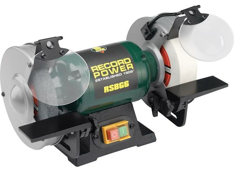 Record Power RSBG8 200mm (8in) Bench Grinder 550W 240V