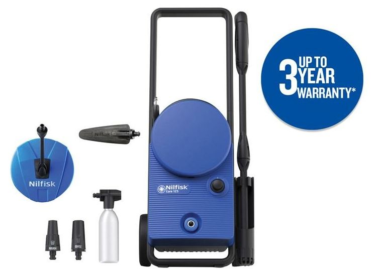 Nilfisk Alto (Kew) CORE 125 Home &amp; Garden Pressure Washer 125 bar 240V