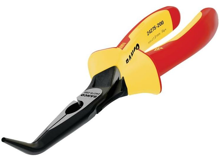 Bahco 2427S ERGO™ Insulated Bent Nose Pliers 160mm (6.1/4in)