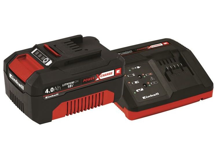 Einhell Power X-Change Battery &amp; Charger Starter Kit 18V 1 x 4.0Ah Li-ion