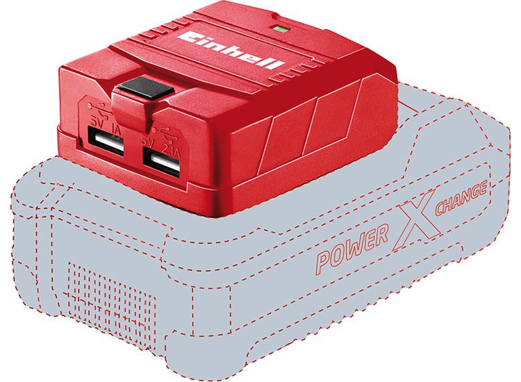 Einhell TE-CP 18 Li USB-Solo Power X-Change Battery Adaptor 18V Li-ion