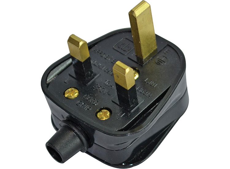 Faithfull Power Plus Black Plug 13A