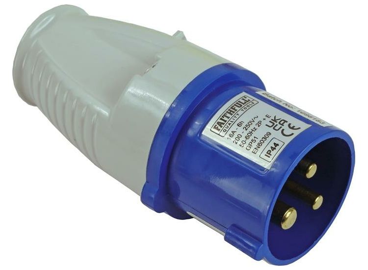 Faithfull Power Plus Blue Replacement Plug 16A