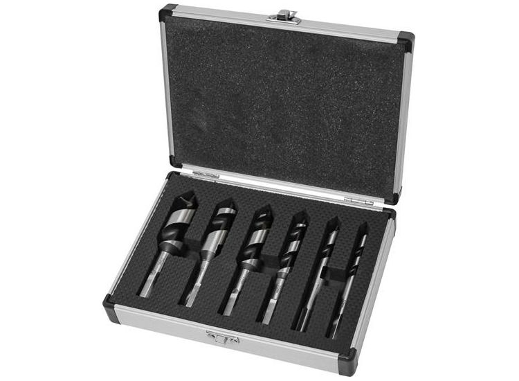 Faithfull Stubby Combination Wood Auger Bit Set, 6 Piece 10-25mm