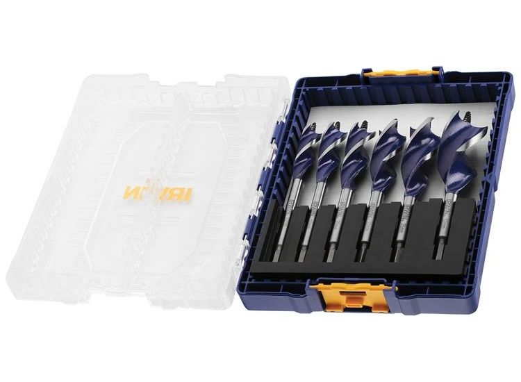 IRWIN® Blue Groove 6X Wood Bit Set, 6 Piece
