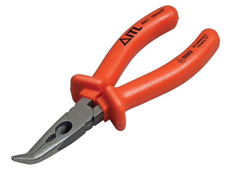 ITL Insulated Insulated Bent Nose Pliers 150mm