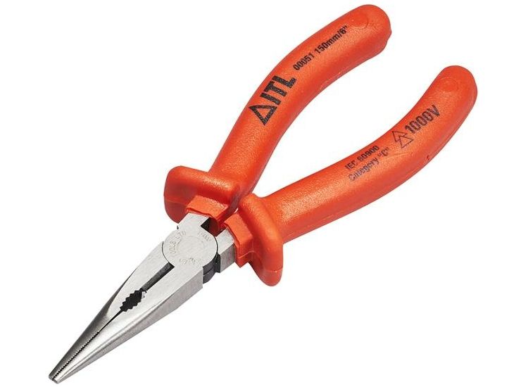 ITL Insulated Insulated Snipe Nose Pliers