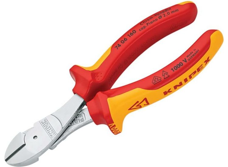 Knipex VDE High Leverage Diagonal Cutters