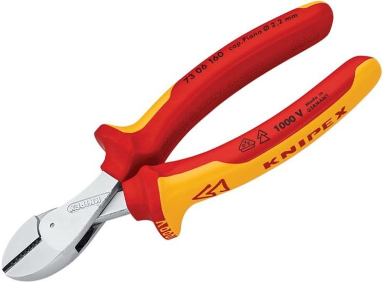 Knipex VDE X-Cut Compact Diagonal Cutter 160mm